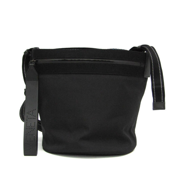 Bottega Veneta Bucket Messenger Bag Men's Nylon Shoulder Bag Black